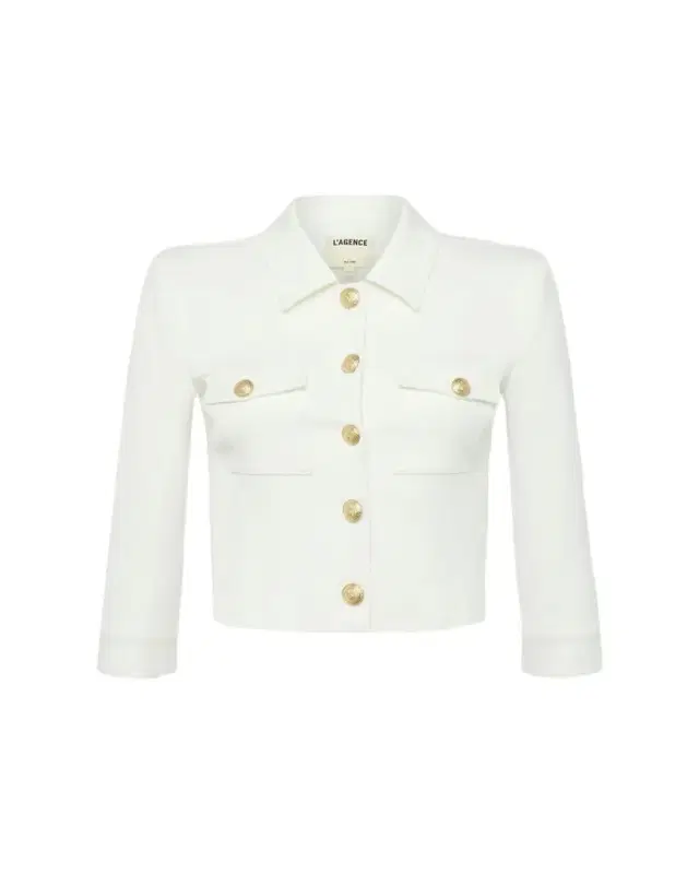 L'Agence Kumi Cropped Fitted Jacket