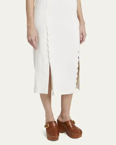 Chloé Jeannette Leather Platform Clogs | Thumbnail 2