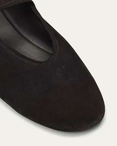 The Row Boheme Suede Mary Jane Ballerina Flats | Thumbnail 5 The Row Boheme Suede Mary Jane Ballerina Flats | Thumbnail 5