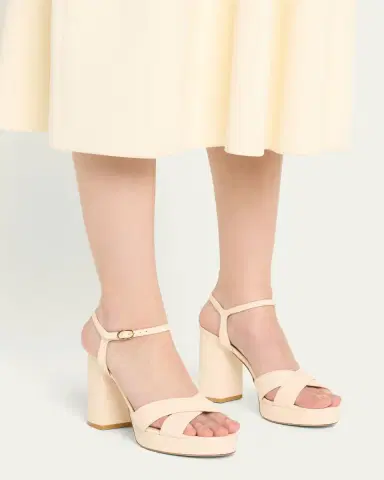 Stuart Weitzman Dayna Leather Crisscross Platform Sandals | Thumbnail 2 Stuart Weitzman Dayna Leather Crisscross Platform Sandals | Thumbnail 2