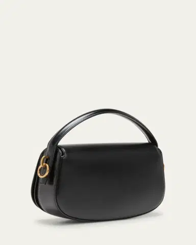 Saint Laurent Voltaire YSL Flap Top-Handle Bag in Leather | Thumbnail 3