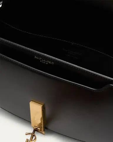 Saint Laurent Voltaire YSL Flap Top-Handle Bag in Leather | Thumbnail 4