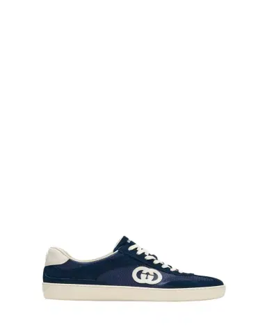 Gucci Men's G75 Canvas and Suede T-Toe Low-Top Sneakers | Thumbnail 1 Gucci Men's G75 Canvas and Suede T-Toe Low-Top Sneakers | Thumbnail 1
