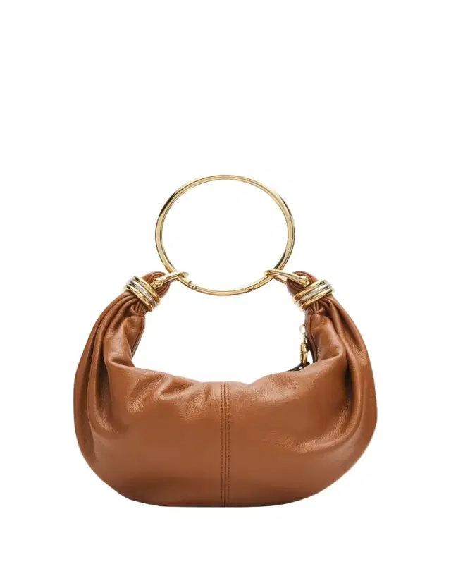 Chloe Bracelet Bag Mini in Shiny Grained Calfskin