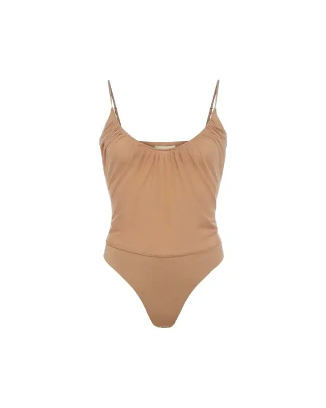L'Agence Gelina Ruched Bodysuit