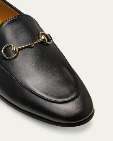 Gucci Jordaan Leather Horsebit Loafers | Thumbnail 5