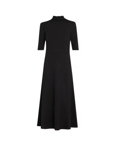 Vince Elbow-Sleeve Turtleneck Midi Dress | Thumbnail 1