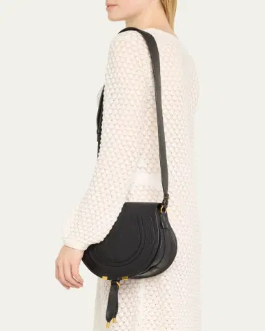 Chloé Marcie Medium Slim Crossbody Bag in Grained Calfskin | Thumbnail 2 Chloé Marcie Medium Slim Crossbody Bag in Grained Calfskin | Thumbnail 2