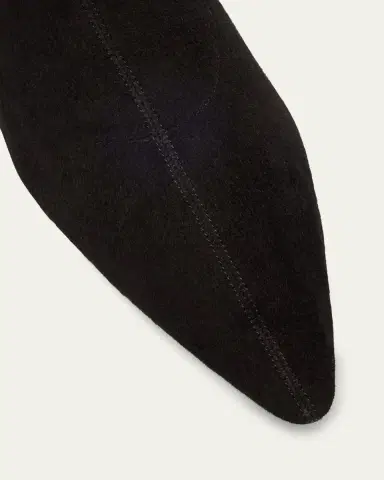 The Row Liisa Suede Kitten-Heel Booties | Thumbnail 5