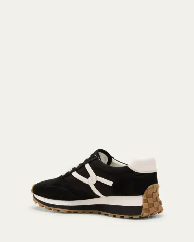 Veronica Beard Valentina Mixed Leather Retro Sneakers | Thumbnail 4 Veronica Beard Valentina Mixed Leather Retro Sneakers | Thumbnail 4