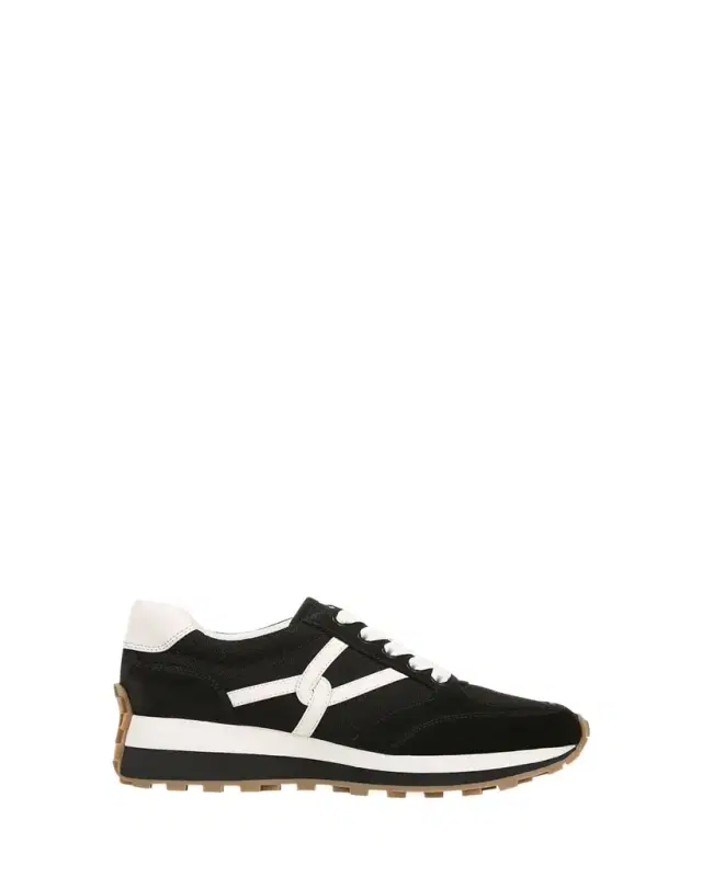Veronica Beard Valentina Mixed Leather Retro Sneakers