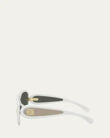 Loewe Anagram Injected Plastic Shield Aviator Sunglasses | Thumbnail 3 Loewe Anagram Injected Plastic Shield Aviator Sunglasses | Thumbnail 3