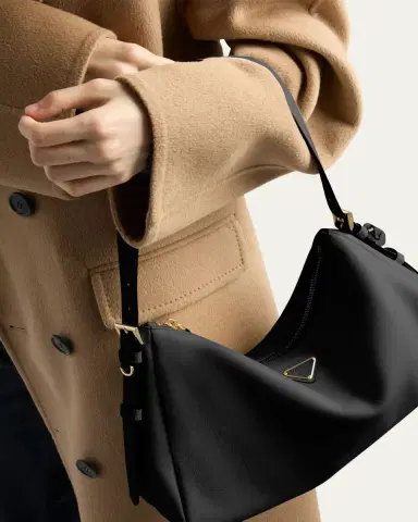 Prada Aimee Grain Leather Shoulder Bag | Thumbnail 2