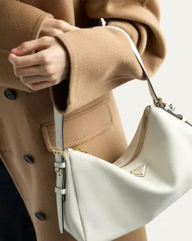 Prada Aimee Grain Leather Shoulder Bag | Thumbnail 6