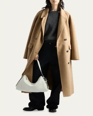Prada Aimee Grain Leather Shoulder Bag | Thumbnail 9