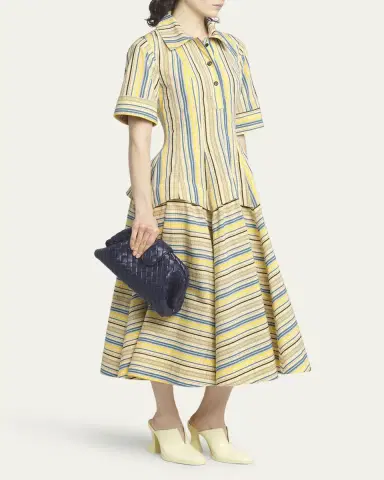 Bottega Veneta Teen Lauren 1980 Bag with Chain | Thumbnail 9