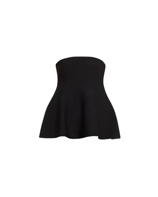 SIMKHAI Ioanna Strapless Peplum Top