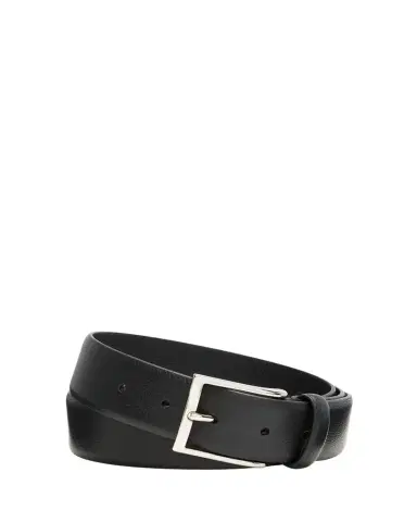 Simonnot Godard Men's Galuchat Grained Leather Belt, 35mm | Thumbnail 1