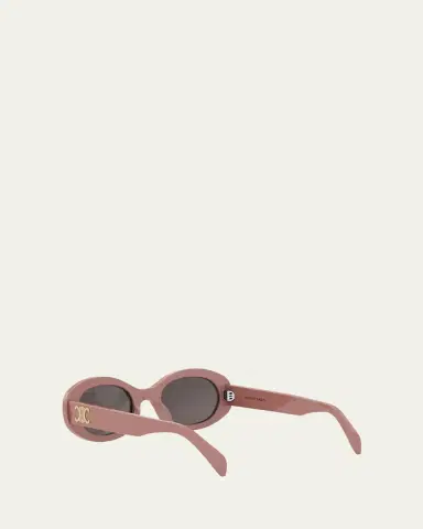 CELINE Triomphe Acetate Oval Sunglasses | Thumbnail 6 CELINE Triomphe Acetate Oval Sunglasses | Thumbnail 6