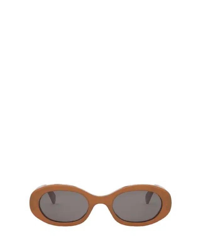 Celine Triomphe Acetate Oval Sunglasses