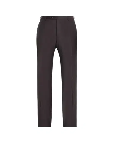 Giorgio Armani Men's Flat-Front Wool Trousers | Thumbnail 1 Giorgio Armani Men's Flat-Front Wool Trousers | Thumbnail 1