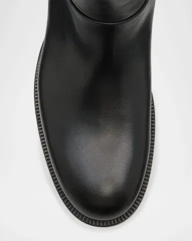 The Row Nobilis Leather Mid Riding Boots | Thumbnail 5