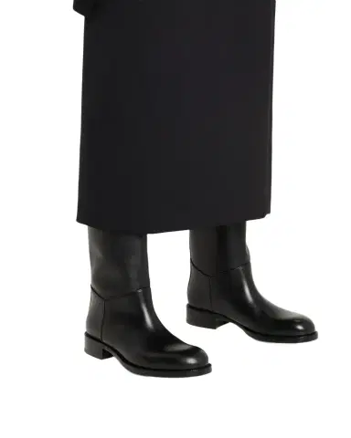 The Row Nobilis Leather Mid Riding Boots | Thumbnail 1