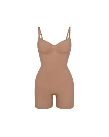 Skims Seamless Sculpt Mid-Thigh Bodysuit | Thumbnail 1 Skims Seamless Sculpt Mid-Thigh Bodysuit | Thumbnail 1