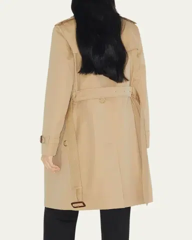 Burberry Kensington Organic Belted Double-Breasted Trench Coat | Thumbnail 3 Burberry Kensington Organic Belted Double-Breasted Trench Coat | Thumbnail 3