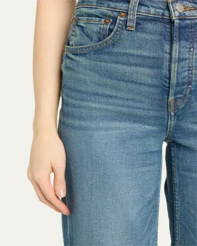 RE/DONE High Rise Wide-Leg Cropped Jeans | Thumbnail 5 RE/DONE High Rise Wide-Leg Cropped Jeans | Thumbnail 5