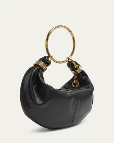 Chloé Bracelet Bag Mini in Shiny Grained Calfskin | Thumbnail 3 Chloé Bracelet Bag Mini in Shiny Grained Calfskin | Thumbnail 3