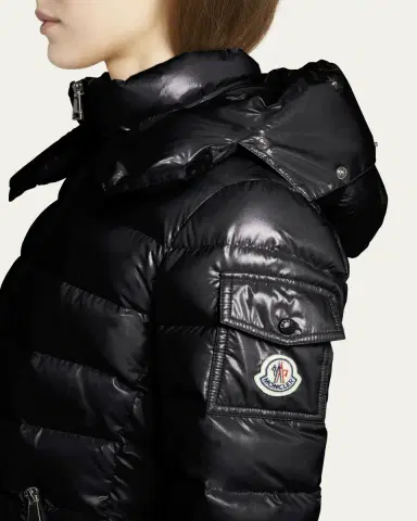 Moncler Badyf Faux Fur-Trimmed Hooded Short Down Jacket | Thumbnail 5