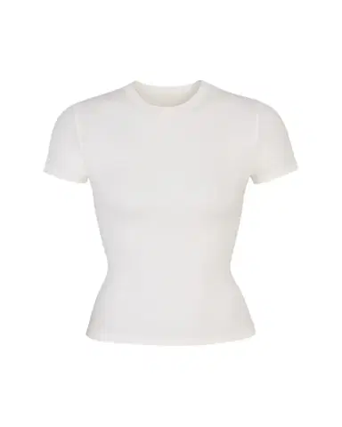 Skims Cotton Jersey Crewneck T-Shirt | Thumbnail 1