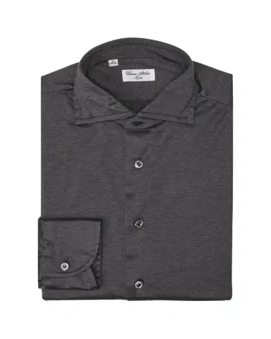 Cesare Attolini Men's Cotton Jersey Sport Shirt | Thumbnail 1