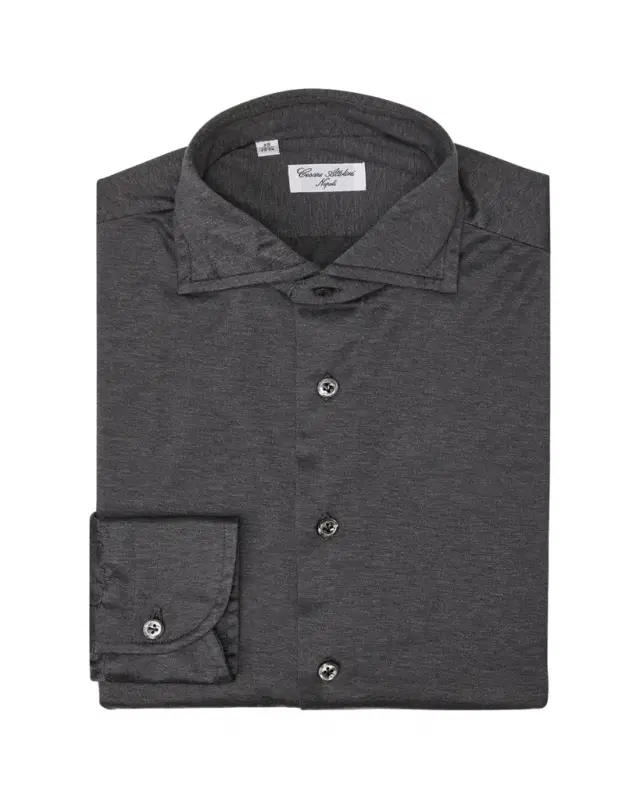 Cesare Attolini Men's Cotton Jersey Sport Shirt
