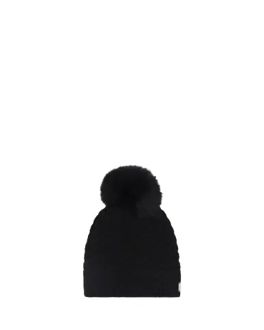 Gorski Select Cashmere Beanie with Lamb Shearling Pom | Thumbnail 1 Gorski Select Cashmere Beanie with Lamb Shearling Pom | Thumbnail 1