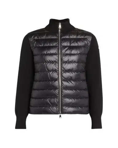 Moncler Hybrid Puffer Wool Cardigan | Thumbnail 1