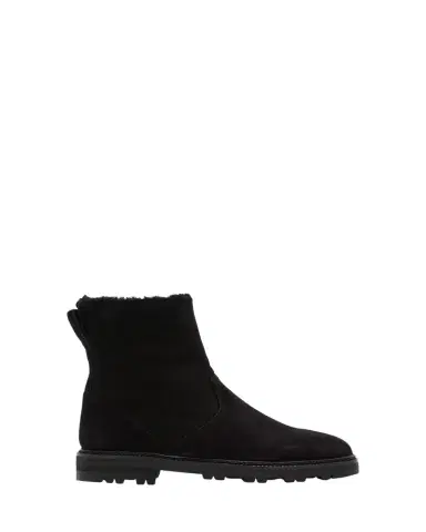Manolo Blahnik Tomosa Suede Cozy Ankle Booties | Thumbnail 1
