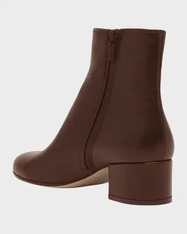 Gianvito Rossi Leather Zip Ankle Booties | Thumbnail 4 Gianvito Rossi Leather Zip Ankle Booties | Thumbnail 4