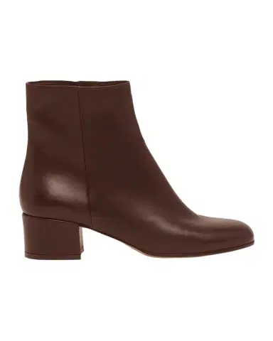 Gianvito Rossi Leather Zip Ankle Booties | Thumbnail 1 Gianvito Rossi Leather Zip Ankle Booties | Thumbnail 1