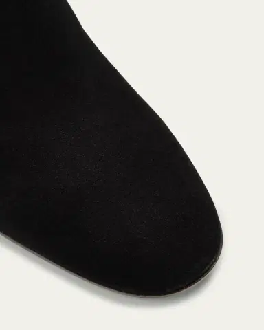 Santoni Suede Block-Heel Ankle Booties | Thumbnail 5 Santoni Suede Block-Heel Ankle Booties | Thumbnail 5