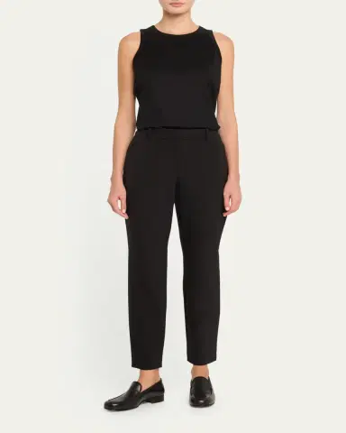 Lafayette 148 New York Swiss Cotton Rib Racerback Tank | Thumbnail 2