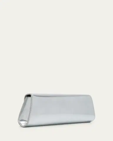 Akris Anouk Small Metallic Leather Clutch Bag | Thumbnail 3 Akris Anouk Small Metallic Leather Clutch Bag | Thumbnail 3