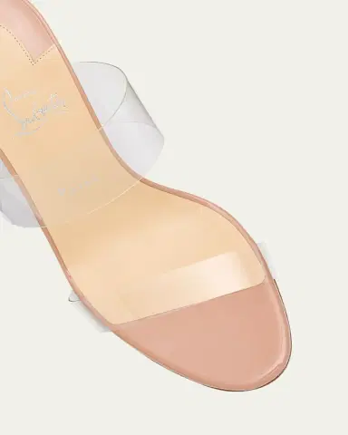 Christian Louboutin 85mm Just Nothing Clear Slide Sandals | Thumbnail 4 Christian Louboutin 85mm Just Nothing Clear Slide Sandals | Thumbnail 4