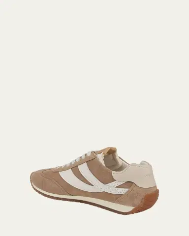 Vince Oasis Mixed Leather Retro Sneakers | Thumbnail 4 Vince Oasis Mixed Leather Retro Sneakers | Thumbnail 4