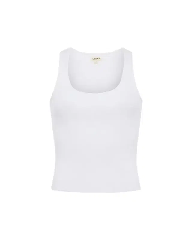 L'Agence Adira Scoop-Neck Tank Top