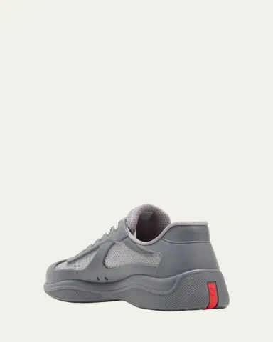 Prada Men's Americas Cup Rubber Trainer Sneakers | Thumbnail 4