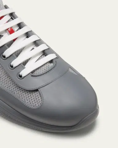 Prada Men's Americas Cup Rubber Trainer Sneakers | Thumbnail 5