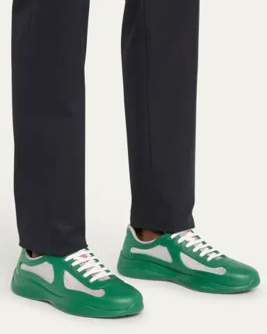 Prada Men's Americas Cup Rubber Trainer Sneakers | Thumbnail 7