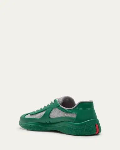 Prada Men's Americas Cup Rubber Trainer Sneakers | Thumbnail 8
